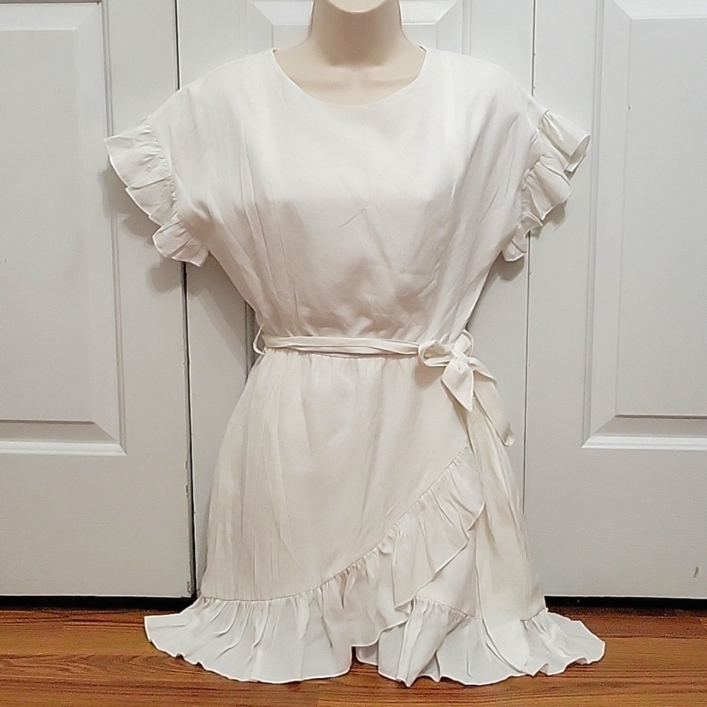 NWT Forever 21 Woven Wrap Dress/ S